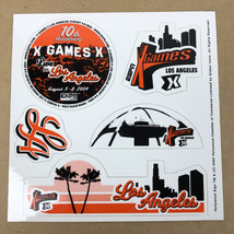 2004 Los Angeles ESPN X Games Stickers Sticker Lot Skateboarding BMX Fre... - £7.85 GBP