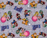 Cotton Super Mario Bros 3 Characters Gaming Fabric Print by the Yard D50... - $9.95