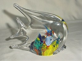 ART GLASS FISH VIBRANT COLORS - £35.88 GBP