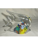 ART GLASS FISH VIBRANT COLORS - £35.97 GBP