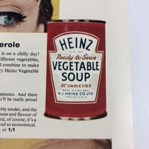 Vintage 1950’s Hines Vegetable Soup and Surf Laundry Soap Two sided Print Ad - £11.79 GBP