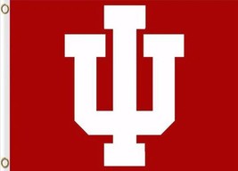 Indiana Hoosiers Hand Flag 3x5ft - £12.76 GBP