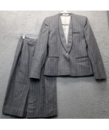 Vintage PSI 2 Piece Skirt Suit Women&#39;s 4 Multi Wool Striped Shawl Lapel ... - $921.42 MXN