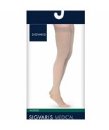 Sigvaris Access Thigh High Open Toe 20-30mmHg Unisex Reinforced Heel Area - $91.85 CAD