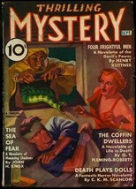 Thrilling Mystery Pulp September 1937- Weird Menace snake torture- John ... - £158.06 GBP