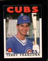 1986 Topps Traded #38 Terry Francona Nmmt Cubs - £1.92 GBP