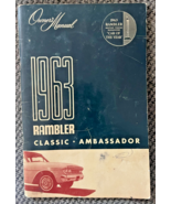 1963 Rambler Ambassador Owners Manual Original - $11.88