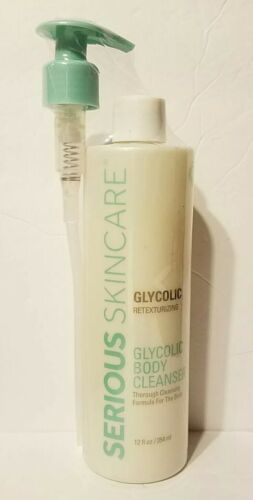 Primary image for Serious Skin Care Glycolic Body Cleanser Thorough Cleansing Formula 12 oz SEALED