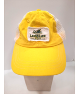 Landshark Lager Premium Quality  Logo Trucker SnapBack Hat Yellow And White - £11.64 GBP