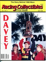 Racing Collectibles Price Guide 4/1992-Davey Allison-1988 Maxx Cards-VF - £22.17 GBP