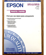Epson Photo Paper 13 X 19, 20 Sheets Super A3/Super B, S041143 - £18.92 GBP