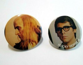 Rocky Horror Picture Show Licensed Brad Riff Raff Buttons Pins Original 1983 Lot - £15.01 GBP