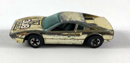 Hot Wheels Ferrari Racebait 308 Gold Blackwall 1977 Hong Kong Plastic Base  - £15.45 GBP