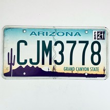 2021 United States Arizona Grand Canyon Passenger License Plate CJM3778 - $225.96 MXN