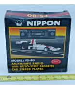 NIPPON FS-80 CAR CASSETTE STEREO TAPE PLAYER WITH AM/FM -MPX RADIO new/o... - $203.10 CAD