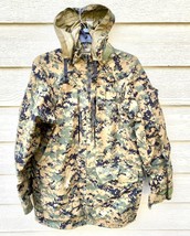 Genuine Usmc Apecs Gore Tex Digital Marpat Cold Weather Parka - Small Long - $257.13