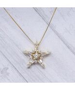 2 Ct Round Cut VVS Diamond Star Pendant 14K Yellow Gold Plated 18" Chain - $94.00