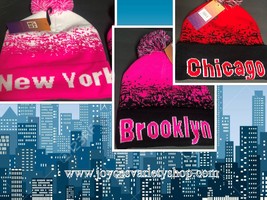 City Life Pride Beanie Hats Unisex Adult Sz Varieties Chicago New York Brooklyn - £6.38 GBP