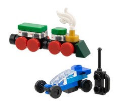 NEW City Lego Holiday RC Car &amp; Toy Train Microsets - $11.66