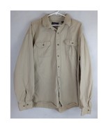 Wrangler Men&#39;s Kahki Color Dress Shirt Size 3XL 100% Cotton - $25.70 CAD