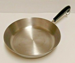 Revere Ware Stainless With Tri-Ply Bottom 9&quot; Skillet No Lid Clinton Illinois - £21.71 GBP