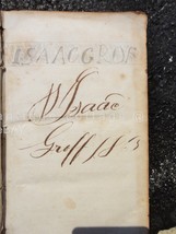 1855 Antique Sander Reader Owned Isaac Groff 1865 Strasburg Lancaster Pa Fraktur - £98.57 GBP