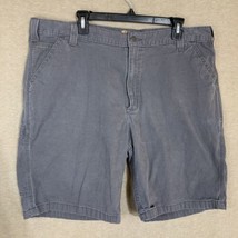 Carhartt Shorts Mens 40 Gray Relaxed Fit Work Wear Canvas EUC - $19.00