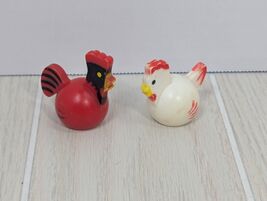 Fisher-Price Little People Vintage Farm Rooster Hen Chickens Red White H... - $12.86
