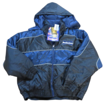 NWT Vintage Budweiser Pro Player Jacket Reversible 2-in-1 Detachable Hoo... - $128.65