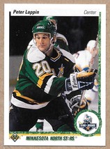 1990-91 Upper Deck #235 Peter Lappin Minnesota North Stars RC Rookie - $1.69