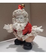 Vintage Santa Figure Made in Japan 1950&#39;s MCM Santa Claus Spaghetti Trim - €19,43 EUR
