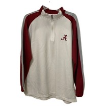 NCAA University of Alabama 1/4 Zip Jacket Top Mens Large - £32.89 GBP