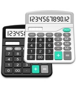 Calculators, Splaks 2 Pack Basic Black And Updated Silver Sola And Aa Ba... - £25.30 GBP