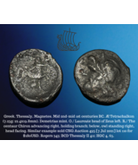2nd-1st Siècles BC Thessaly Magnetes AE Tetrachalkon 7.25g Zeus &amp; Centau... - £98.91 GBP