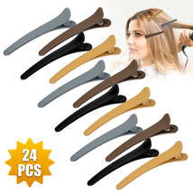 24 pcs Duck Bill Clip Hair Clips Nonslip for Salon Styling Hairpins Wome... - £14.13 GBP