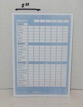 2013 Hasbro Clue Replacement Clue Sheet Notepad - £3.68 GBP