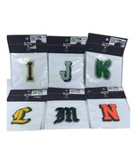 Rowing Blazers x Target Letter Alphabet Patch Adhesive Textured Choose L... - $9.58 CAD