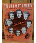 Vintage Original 1954 Sheet Music &quot;The High and the Mighty&quot; John Wayne  - $22.94 CAD