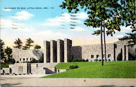 Arkansas Little Rock Zoo Posted 1950 To Ponca Nebraska Vintage Postcard - £7.42 GBP