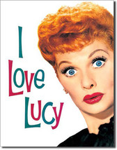 I Love Lucy Lucille Ball Face TV Show Hollywood Icon Metal Sign - $19.95