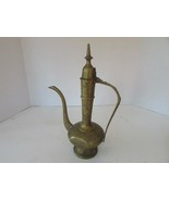 ENGRAVED BRASS TEAPOT AB INDIA 9.75&quot;H  - €7,57 EUR