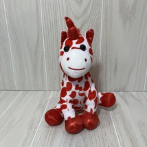 RBI R white spots mane giraffe Plush sitting stuffed animal soft toy - £4.74 GBP