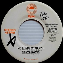 Steve Davis - Up There With You [7&quot; 45 rpm Promo] Epic 8-50284 - £2.72 GBP
