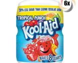 6x Canisters Kool-Aid Tropical Punch Powdered Drink Mix | Caffeine Free ... - £35.68 GBP