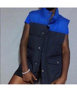 vintage Button Goose Down sleeveless puffer jacket men’s M Old Navy - £34.38 GBP