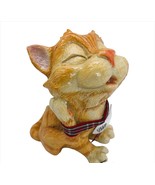 Little Paws Cat Figurine 4.5&quot; High Orange Marmalade Sculpted Pet 347-LP-... - £26.85 GBP