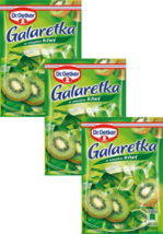 Dr. Oetker instant Jello: KIWI flavor 3 pc./12 servings Made in Poland F... - $10.88