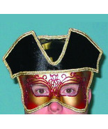 Carnival Mask French Captain Mardi Gras Mask New Years Eve Masquerade Ba... - $20.44 CAD