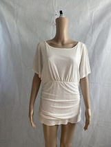 Halo white blouse size large - $14.85