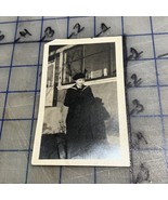 Antique Photograph 1920s Woman In Sailor Shirt And Hat Location Unknown - $10.34